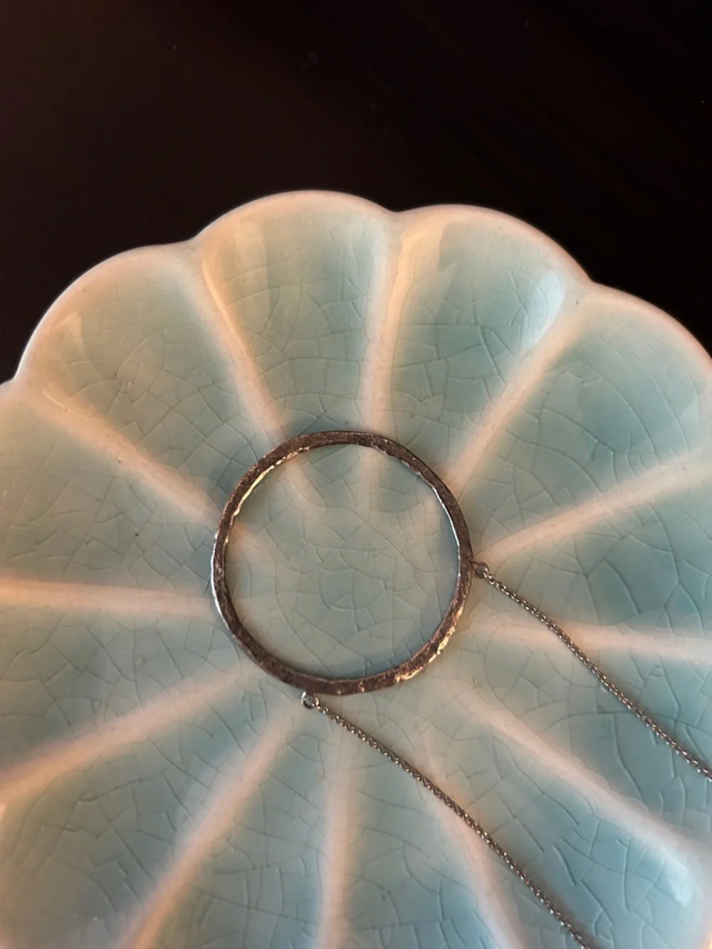 Sterling Silver Duomo Circle Pendant Necklace - Picture 4 of 6